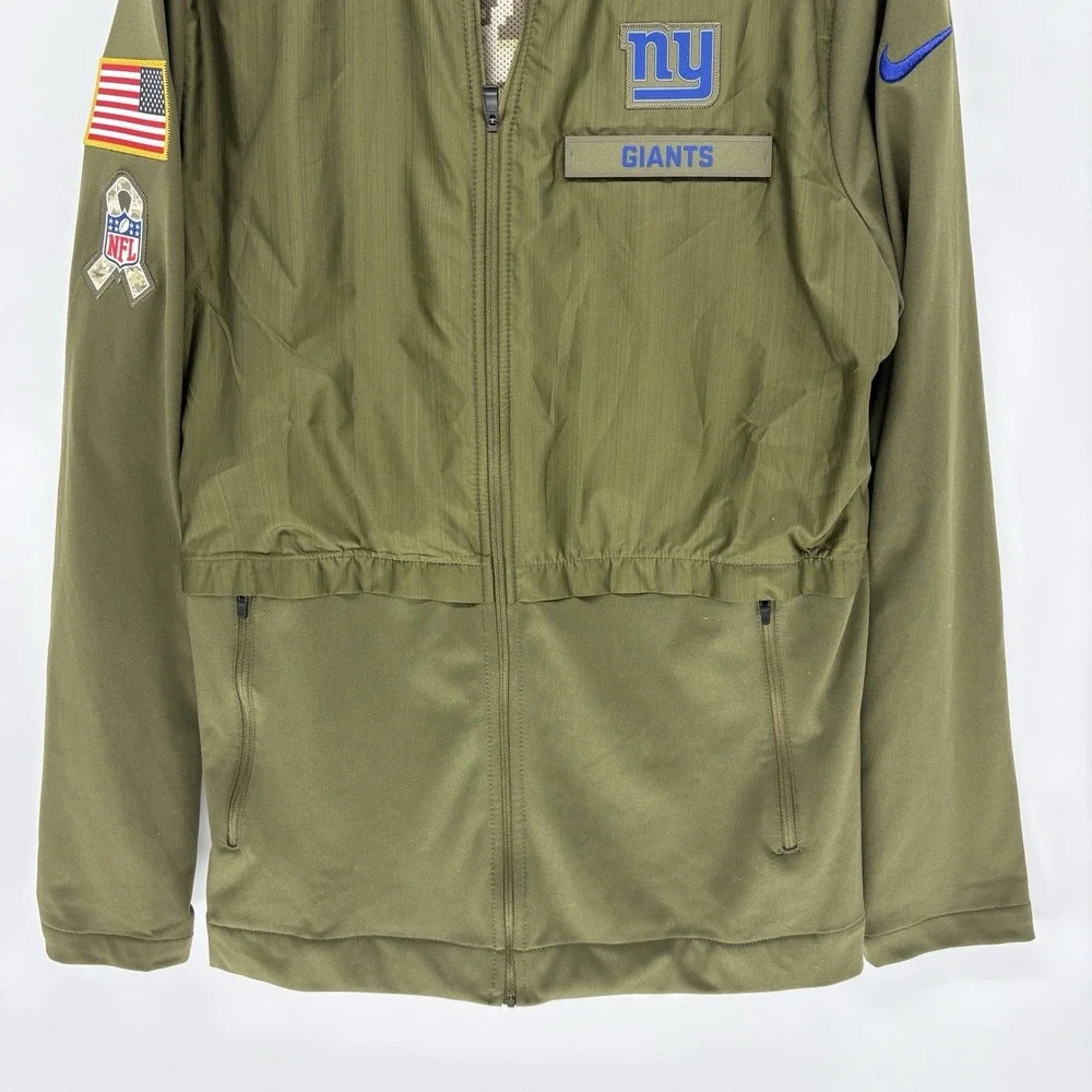 Nike Mens New York Giants Salute to Service Hybrid Jacket Mens Large Army Green